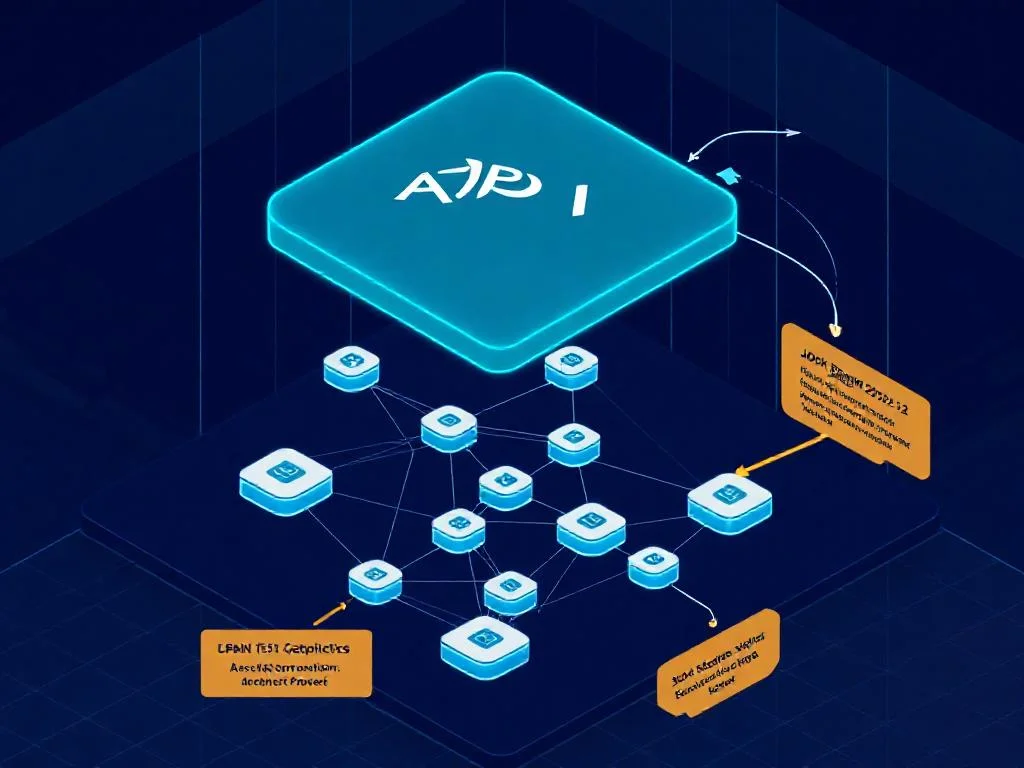 OpenAPI 3.1 sözleşmesini bağlı düğümler hâlinde gösteren REST endpoint mimarisi ve şema katmanı görselleştirmesi