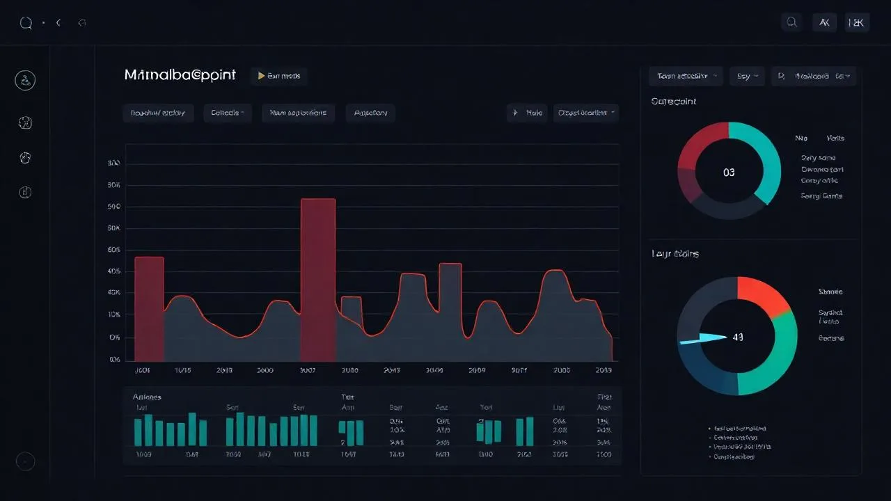 Sprint velocity dashboard ekrani, burndown chart ve story point grafigi