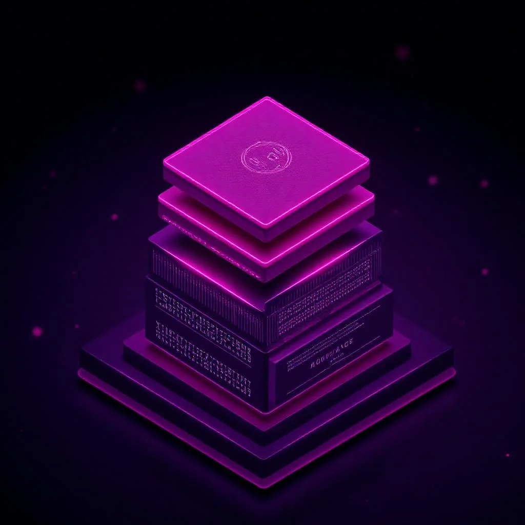C# 13 ve .NET 9 katmanlı backend mimarisi soyut izometrik görseli