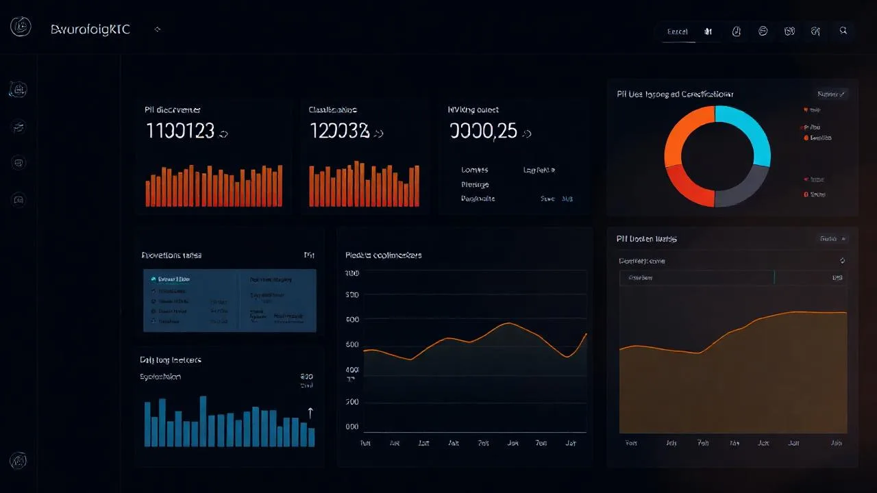 DLP dashboard, veri siniflandirma ve KVKK uyum panosu