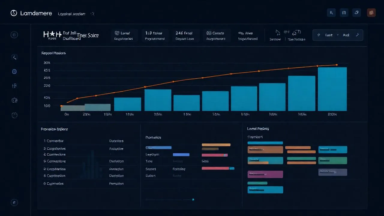 Engineering career ladder dashboard ekrani, IC ve Manager track gosterimi
