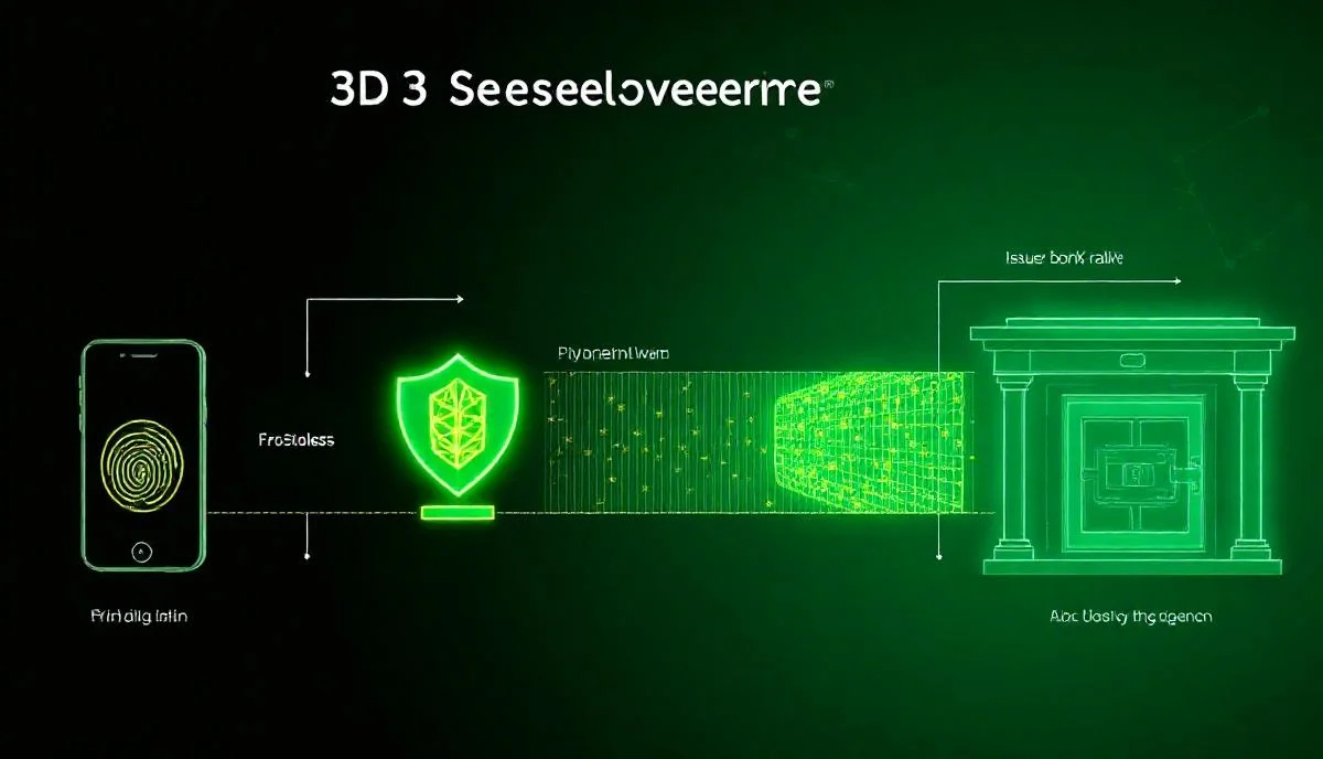 3DS2 ve SCA kimlik doğrulama akışı: merchant, ACS, issuer banka ve cardholder arasında frictionless ve challenge flow gösterimi