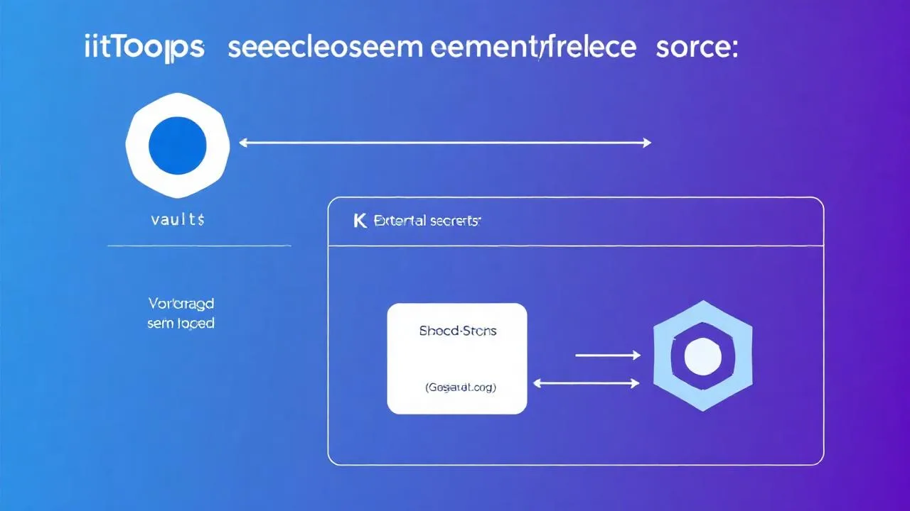 ESO Vault Kubernetes secret sync mimari diyagrami