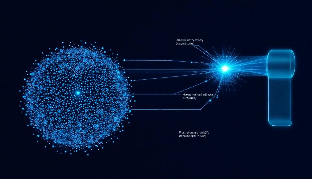 RAG bilgi tabanı için embedding cluster ve hibrit retrieval mimarisi görselleştirmesi