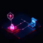 OAuth 2.1 token flow ile çok aktörlü kimlik doğrulama el sıkışması: kullanıcı agent, yetkilendirme sunucusu ve kaynak sunucu arasında token değişimi izometrik diyagramı