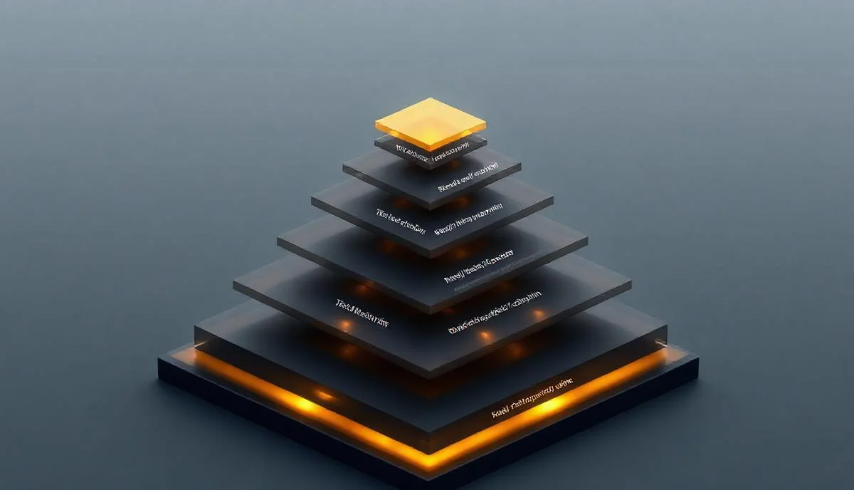 Tech stack katman piramidi ve maliyet primi karşılaştırması