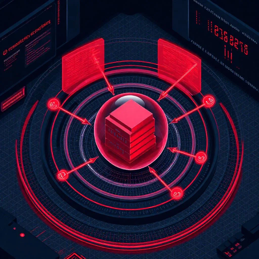 Penetration testing kurumsal sızma testi süreç katmanları izometrik diyagram