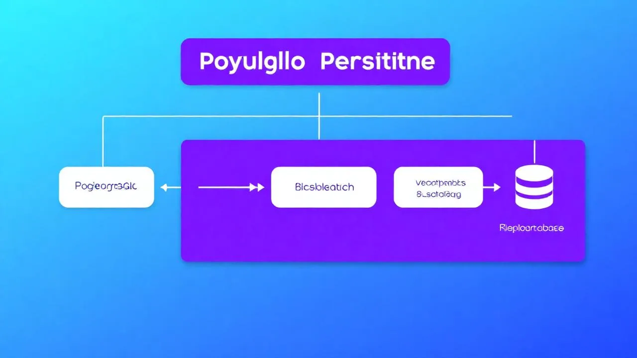 Polyglot persistence mimari diyagrami, source of truth ve CDC akisi