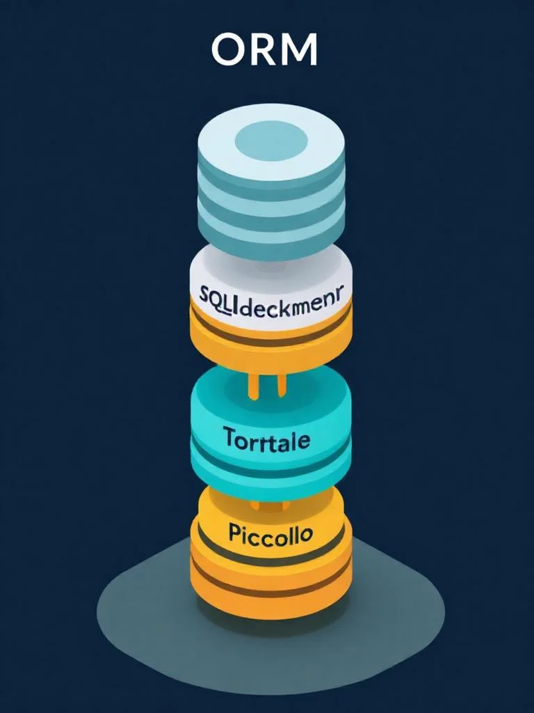 SQLAlchemy Django ORM Tortoise ve Piccolo karsilastirmasi dikey izometrik veritabani mimarisi