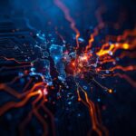 Qwik framework resumability ve hydration sonrası web mimarisi atmosferik görseli