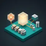 Repository Pattern ORM soyutlamasi ve domain katmani izometrik mimari diyagrami