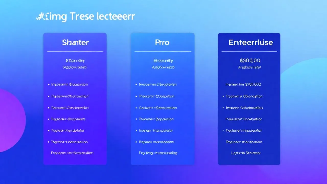 Tiered pricing model diyagrami, 3 sutunlu Good Better Best yapisi