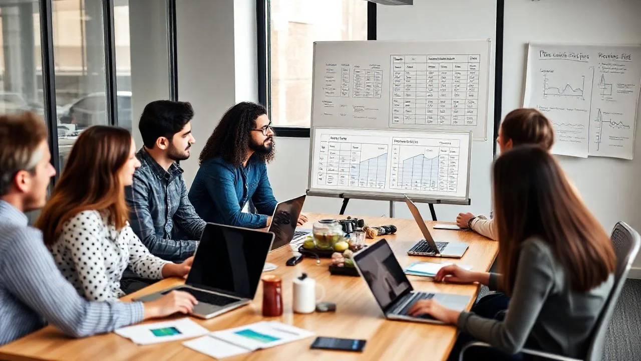 SaaS finance ve product ekibi pricing review toplantisi