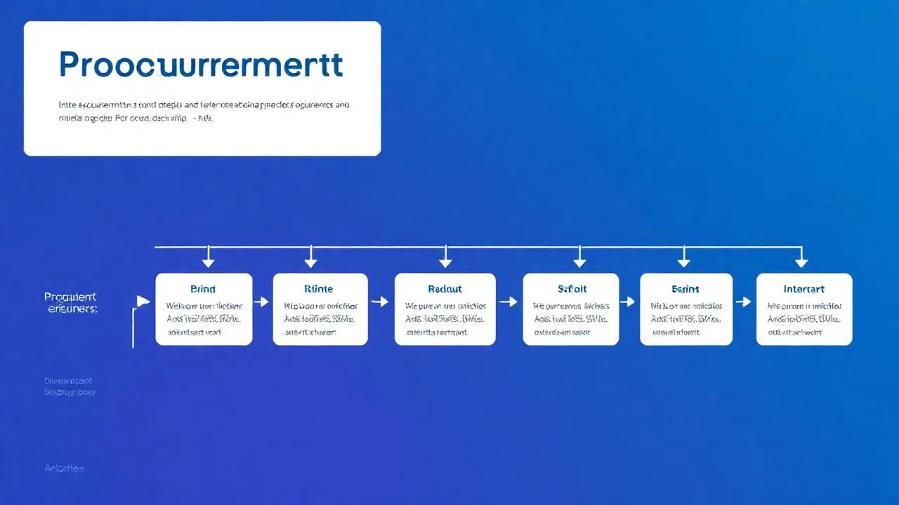 Procurement sureci akis diyagrami, RFI RFP POC negotiation asamalari