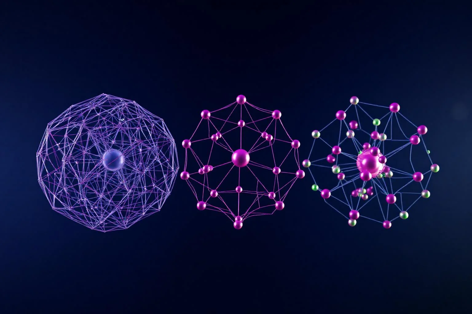 tRPC gRPC GraphQL üç farklı API protokol mimarisi karşılaştırma görseli