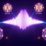 Sesli AI asistan mimarisi Whisper ElevenLabs Realtime API soyut görselleştirme