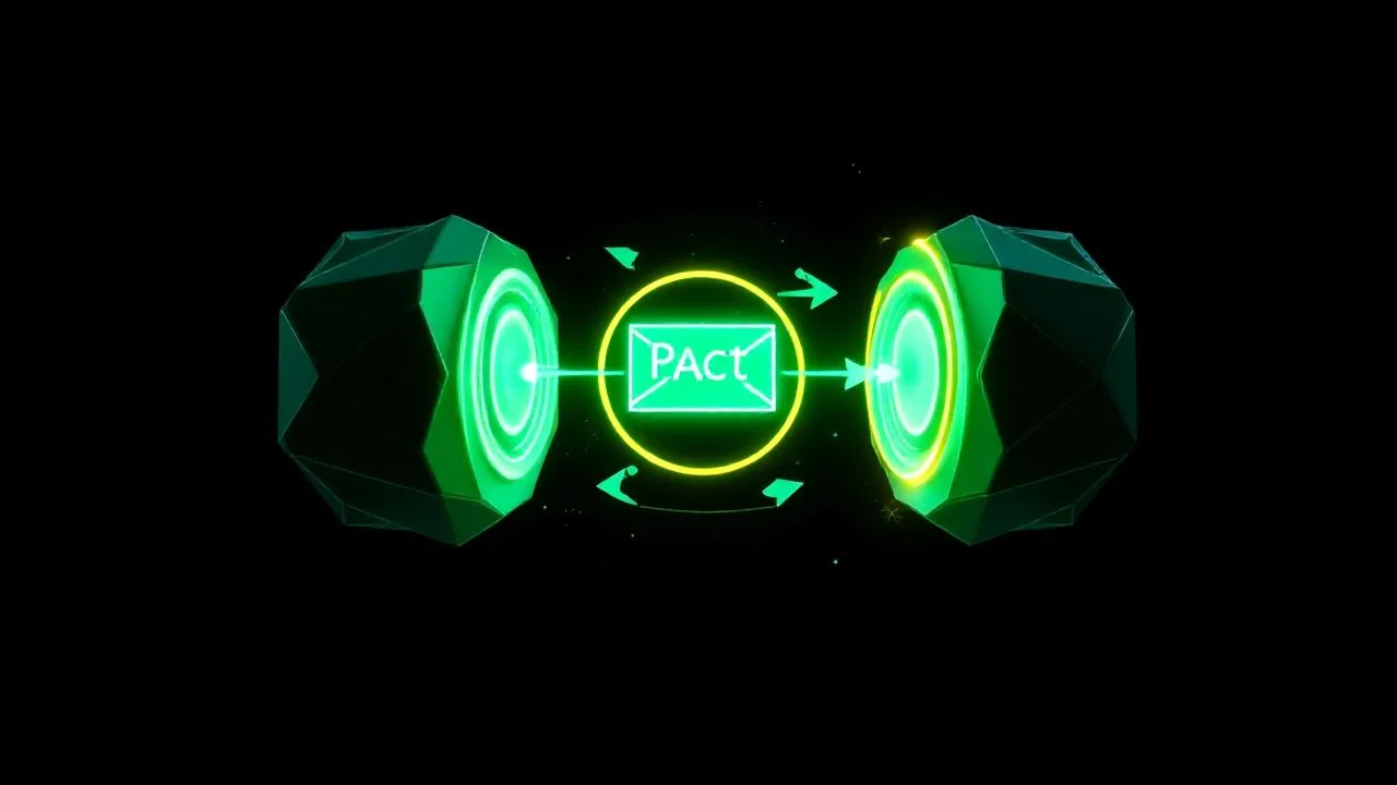 Pact consumer driven contract test akışı ve provider verification 3D render