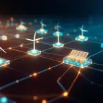 Smart grid yazilim mimarisi ve enerji dagitim dijital donusum konsepti