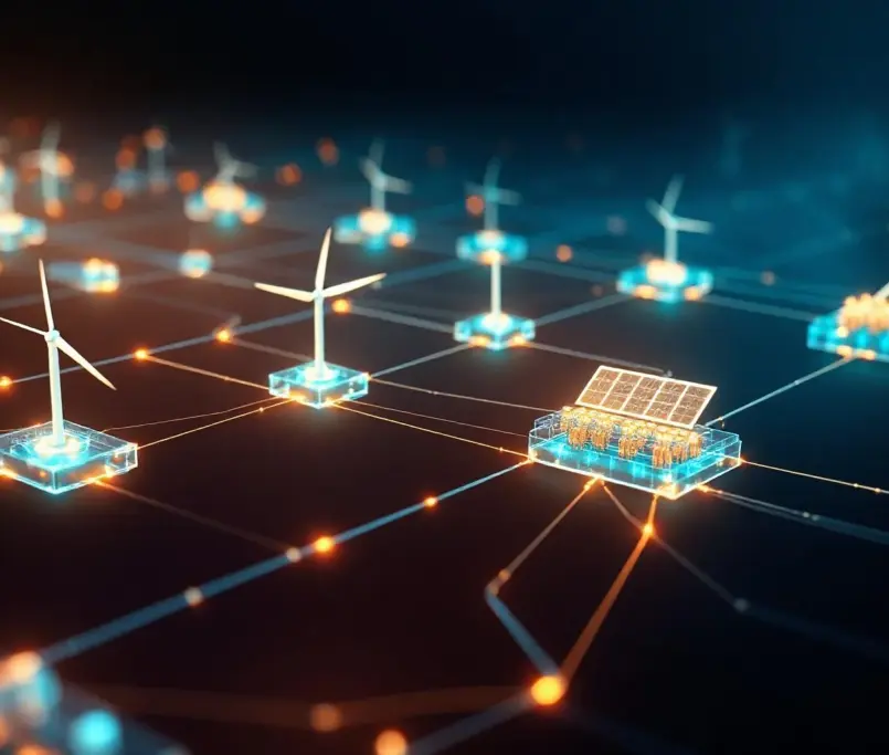 Smart grid yazilim mimarisi ve enerji dagitim dijital donusum konsepti
