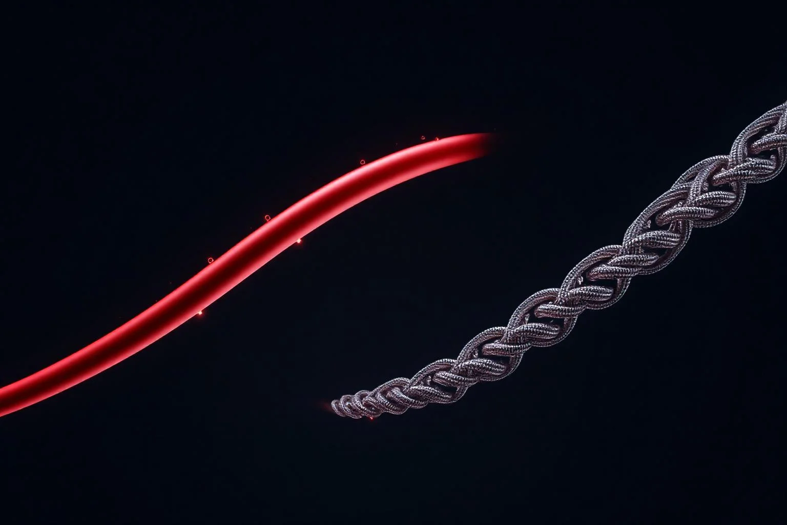 WireGuard ve OpenVPN protokollerini temsil eden soyut kriptografik tünel görseli