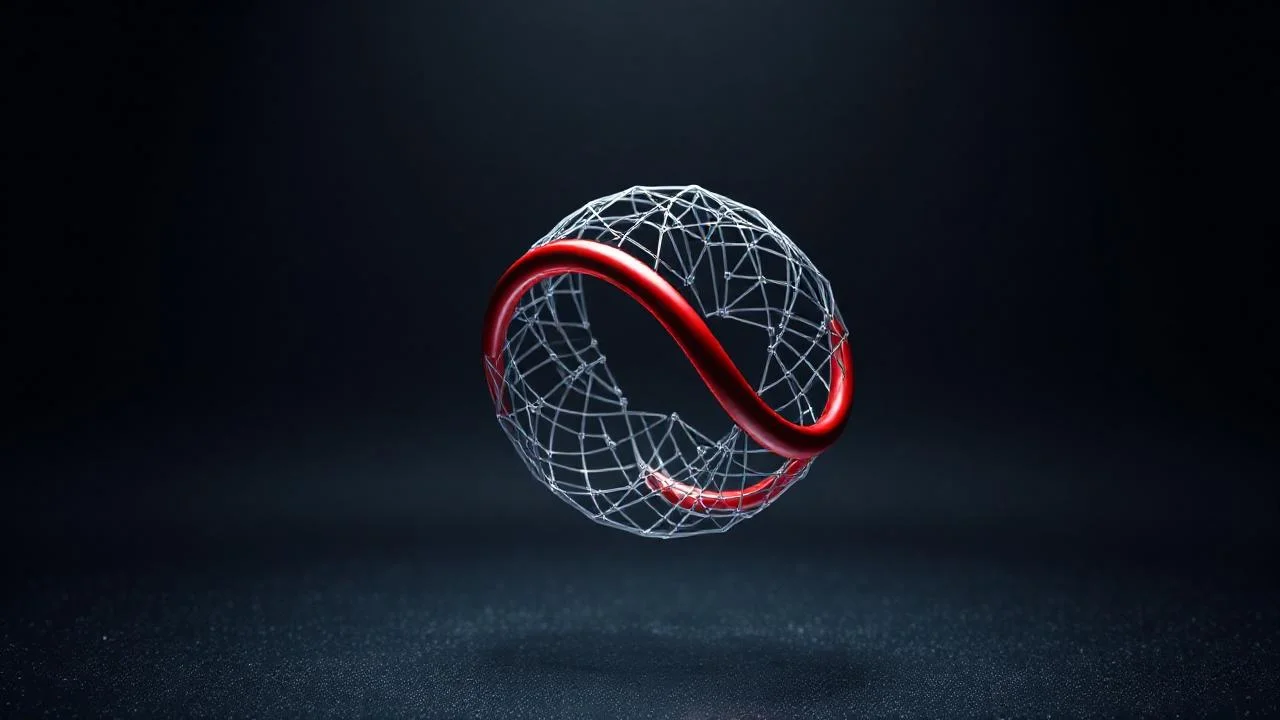 Post-quantum kriptografi geçişini sembolize eden hybrid anahtar yapısı görseli