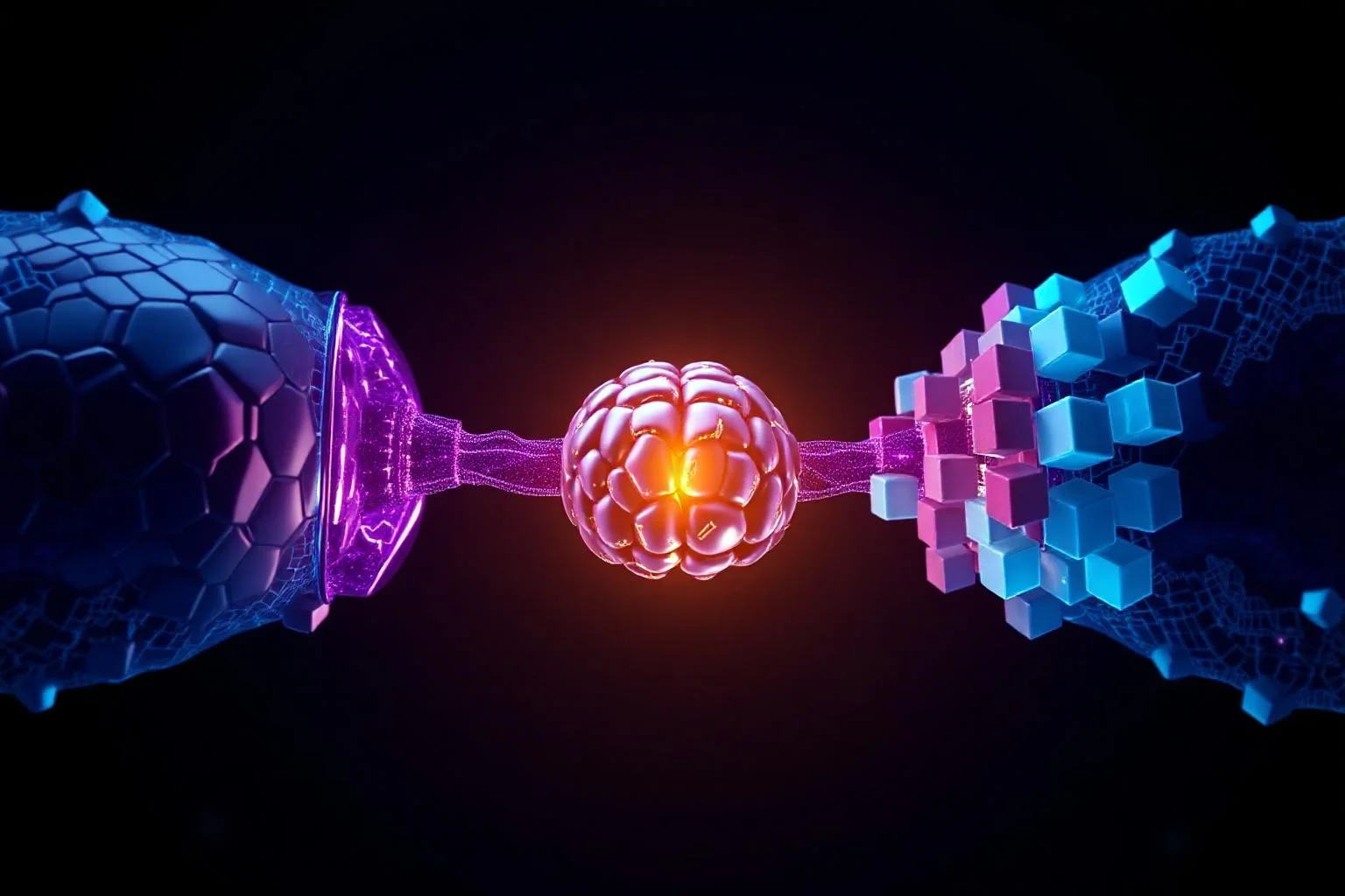Flowise ve Langflow no-code AI workflow karşılaştırması soyut görsel