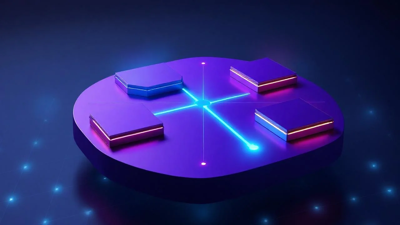 Karar matrisi ve platform seçimi soyut görsel