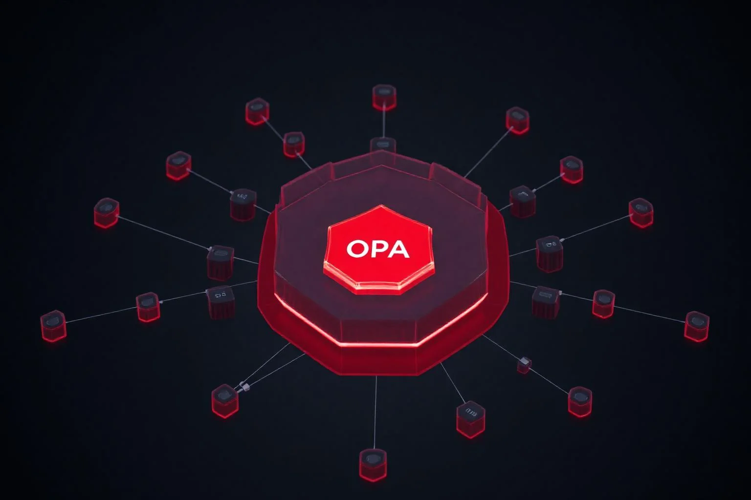 Open Policy Agent Rego Kubernetes admission control soyut görselleştirme