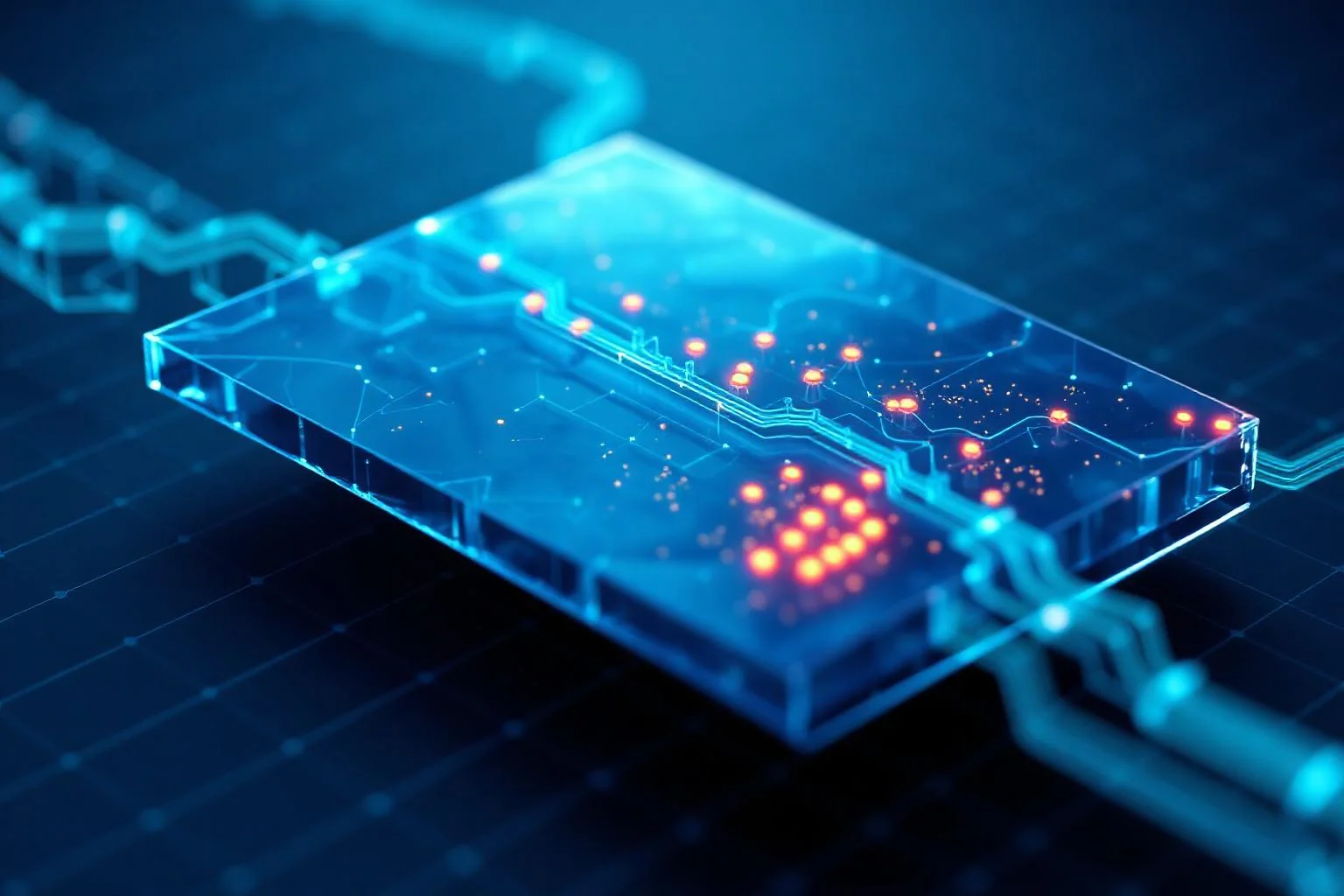 Cilium ve eBPF Kubernetes ağ veri yolu soyut 3D görselleştirme