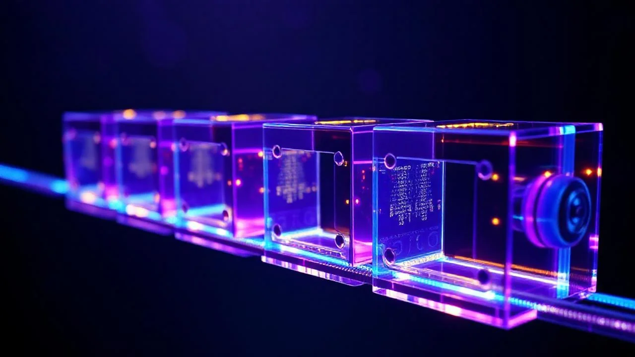 Haystack component pipeline mimarisi soyut görselleştirme deep purple node bağlantı