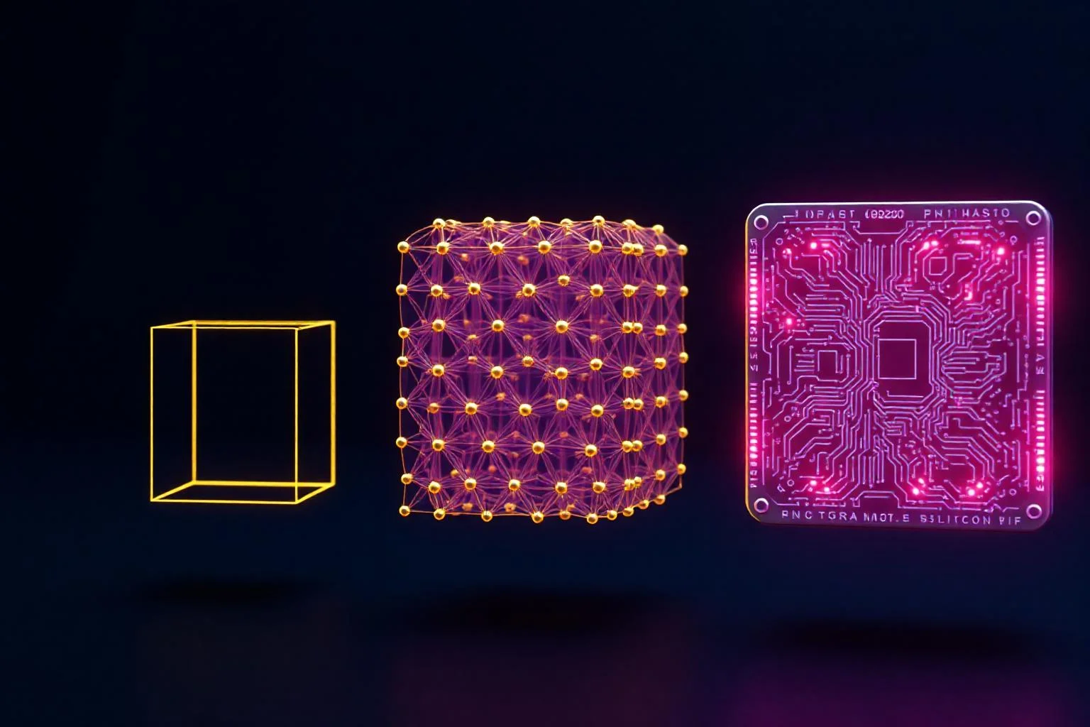 tinygrad MLX micrograd üç minimalist deep learning framework soyut 3D görselleştirme