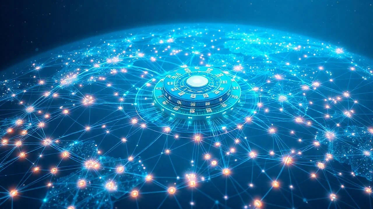 Edge ve multi-cluster Kubernetes yönetimi soyut görsel